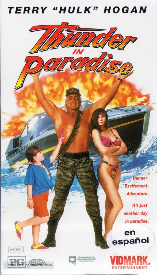 Thunder in Paradise - Australian VHS movie cover