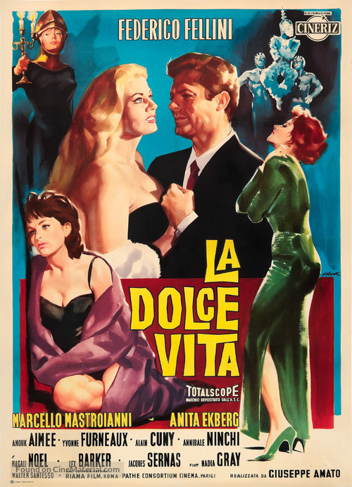 La dolce vita - Italian Movie Poster