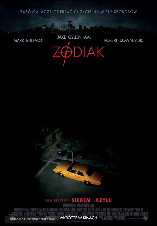 Zodiac - Polish Movie Poster