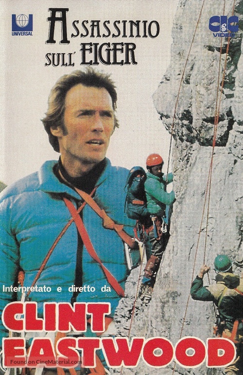 The Eiger Sanction - Italian VHS movie cover