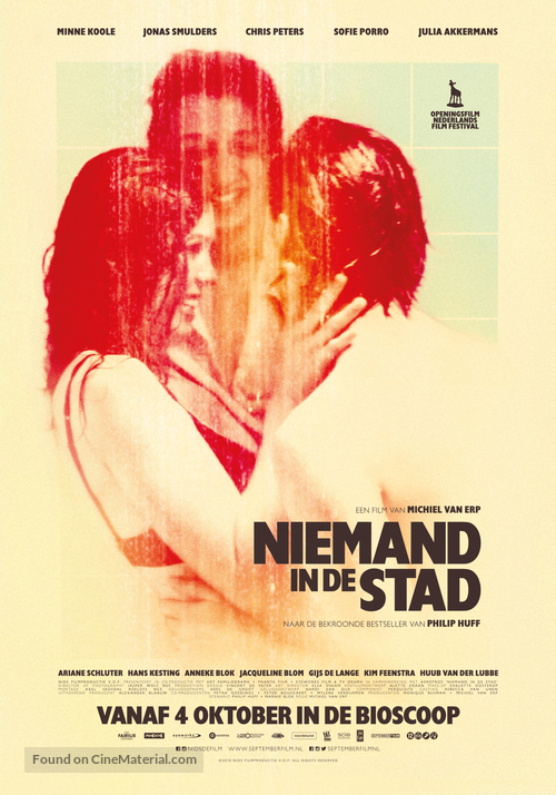 Niemand in de stad - Dutch Movie Poster
