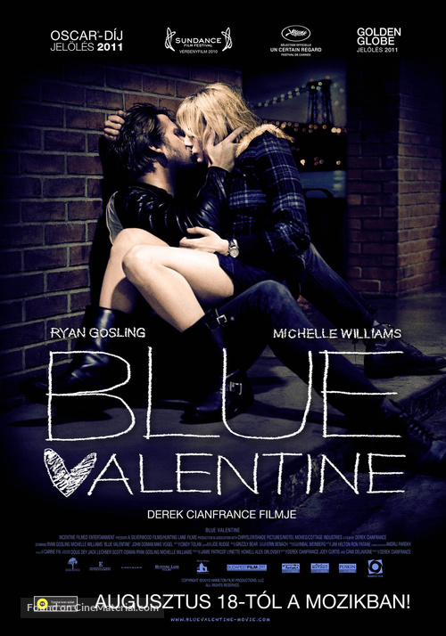 Blue Valentine - Hungarian Movie Poster
