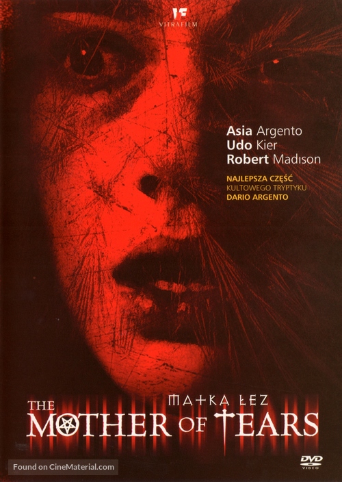 La terza madre - Polish DVD movie cover