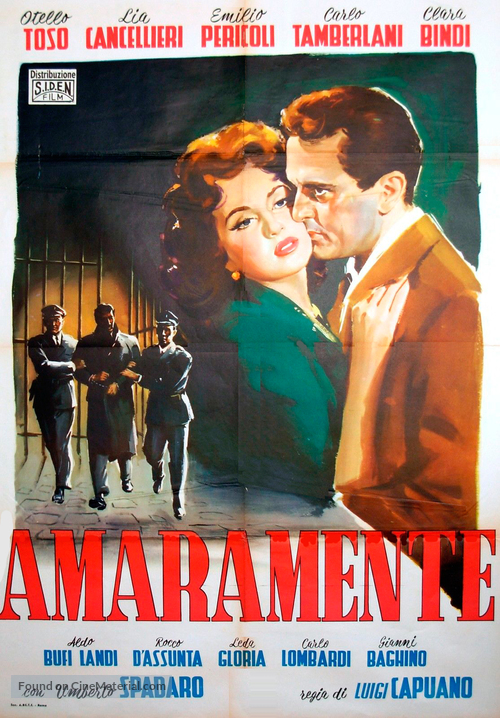 Amaramente - Italian Movie Poster