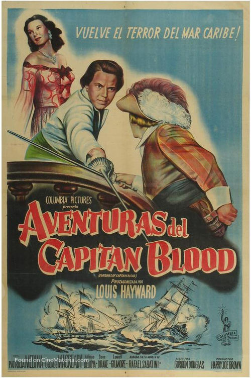 Fortunes of Captain Blood - Argentinian Movie Poster