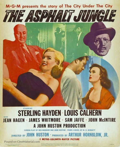 The Asphalt Jungle - Movie Poster