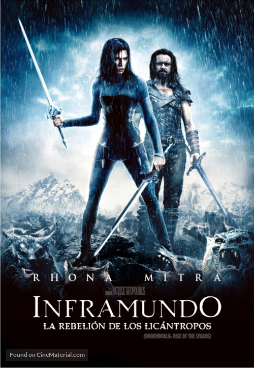 Underworld: Rise of the Lycans - Argentinian DVD movie cover