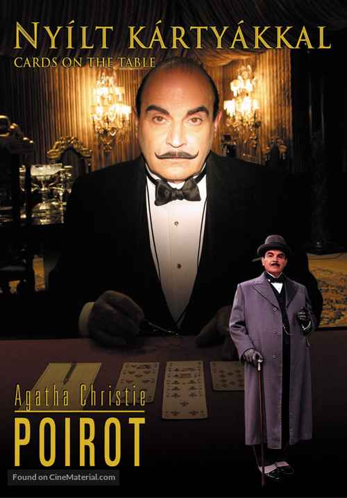 &quot;Poirot&quot; Cards on the Table - Hungarian Movie Cover