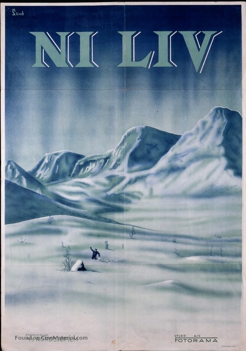 Ni liv - Norwegian Movie Poster