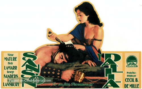 Samson and Delilah - Spanish Movie Poster