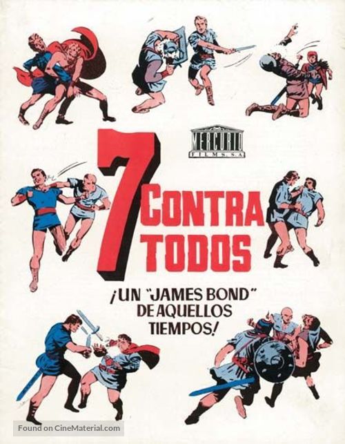 Sette contro tutti - Spanish Movie Cover