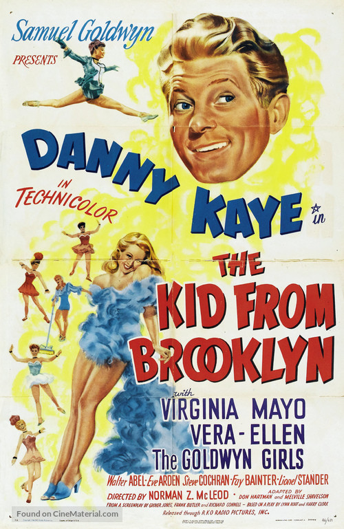 The Kid from Brooklyn - Movie Poster
