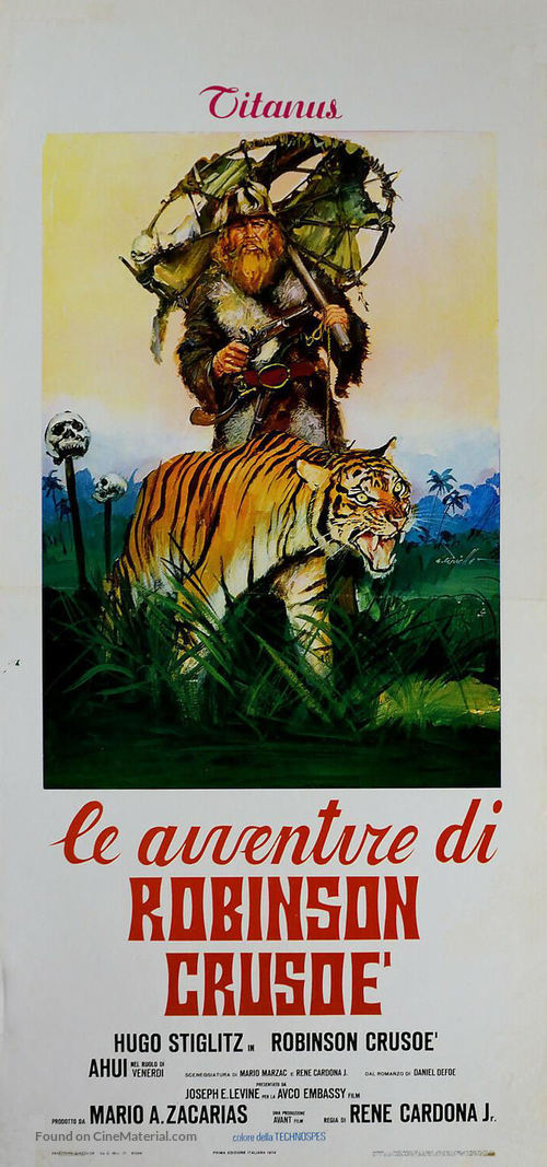 Robinson Crusoe - Italian Movie Poster