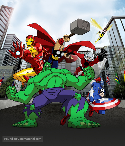 &quot;The Avengers: Earth&#039;s Mightiest Heroes&quot; - Key art