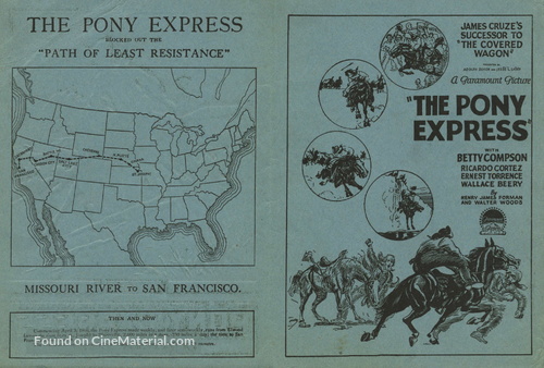 The Pony Express - poster