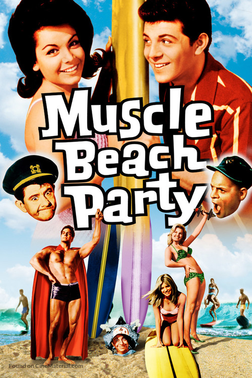 Muscle Beach Party - DVD movie cover