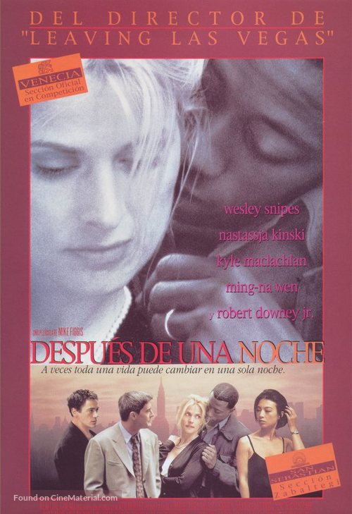 One Night Stand - Spanish DVD movie cover