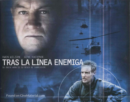 Behind Enemy Lines - Spanish Movie Poster