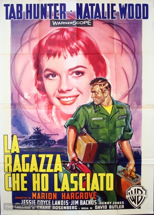 The Girl He Left Behind - Italian Movie Poster