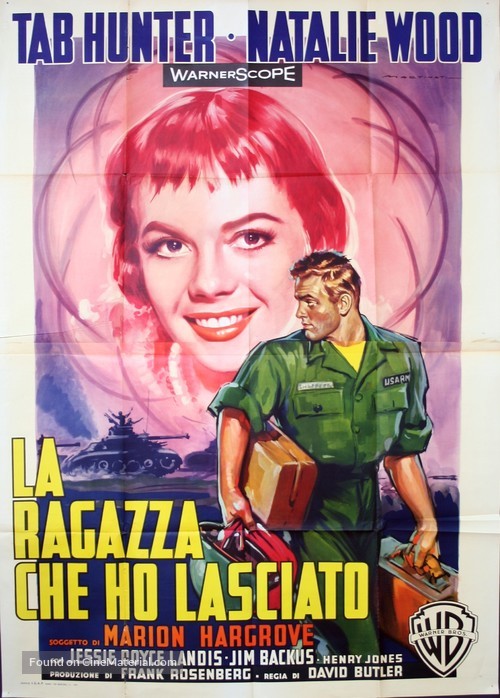 The Girl He Left Behind - Italian Movie Poster