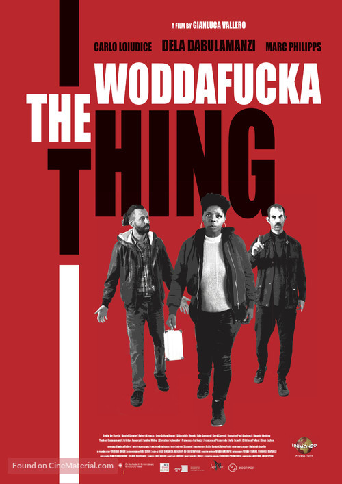 The Woddafucka Thing - German Movie Poster