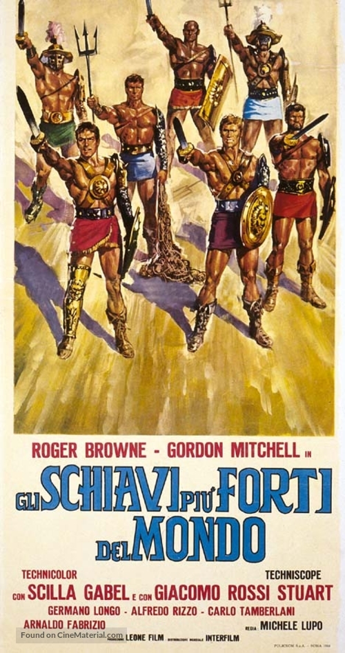 Schiavi pi&ugrave; forti del mondo, Gli - Italian Movie Poster
