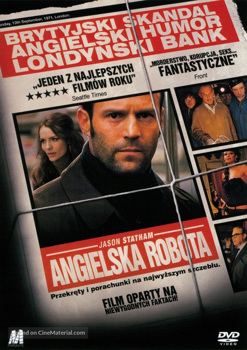 The Bank Job - Polish DVD movie cover