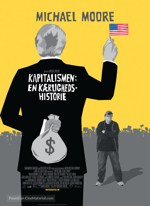 Capitalism: A Love Story - Danish Movie Poster