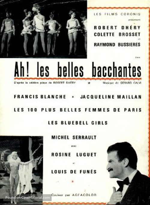 Ah! Les belles bacchantes - French Movie Poster