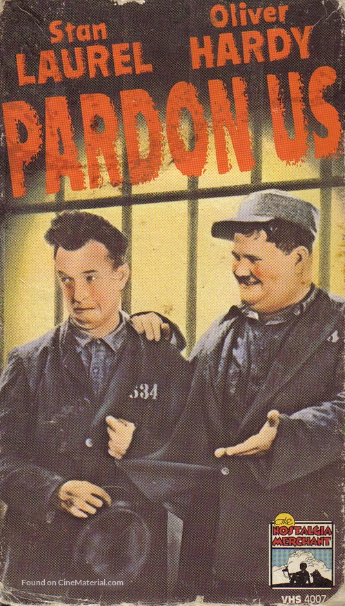 Pardon Us - VHS movie cover