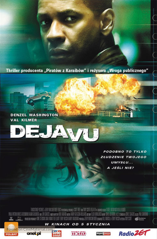 Deja Vu - Polish Movie Poster