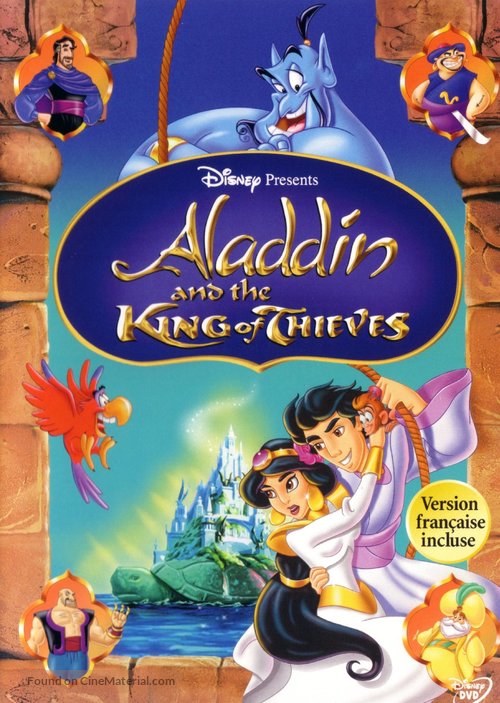 Aladdin And The King Of Thieves - Canadian DVD movie cover