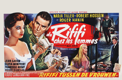 Du rififi chez les femmes - Belgian Movie Poster