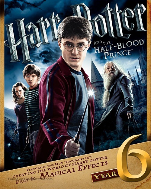 Harry Potter and the Half-Blood Prince - Blu-Ray movie cover