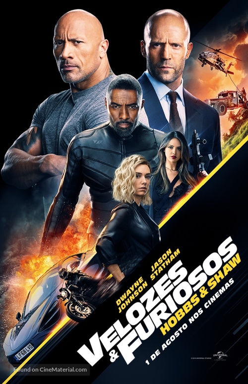 Fast &amp; Furious Presents: Hobbs &amp; Shaw - Brazilian Movie Poster