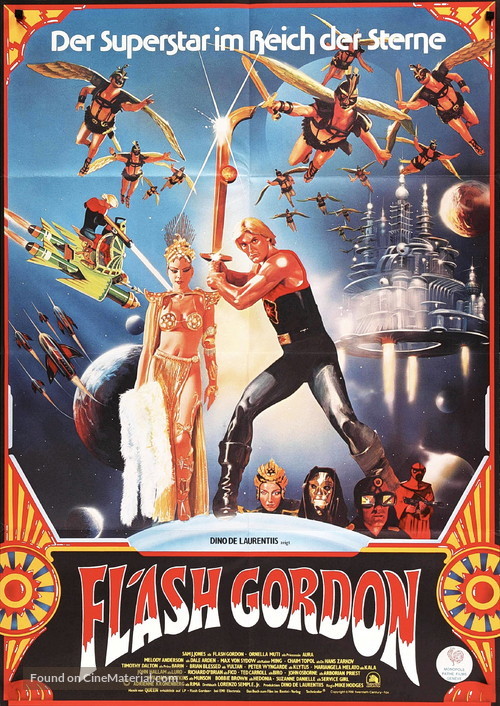 Flash Gordon - German Movie Poster