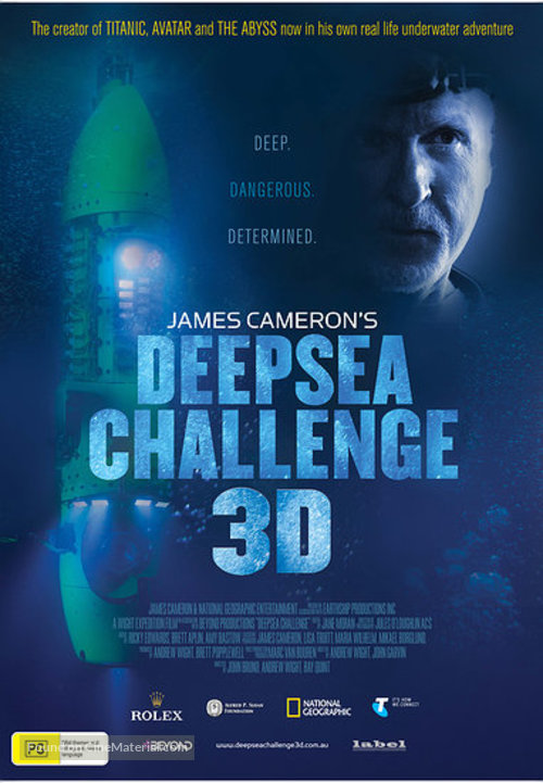 Deepsea Challenge 3D - Australian Movie Poster