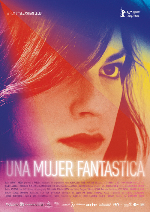 Una mujer fant&aacute;stica - German Theatrical movie poster