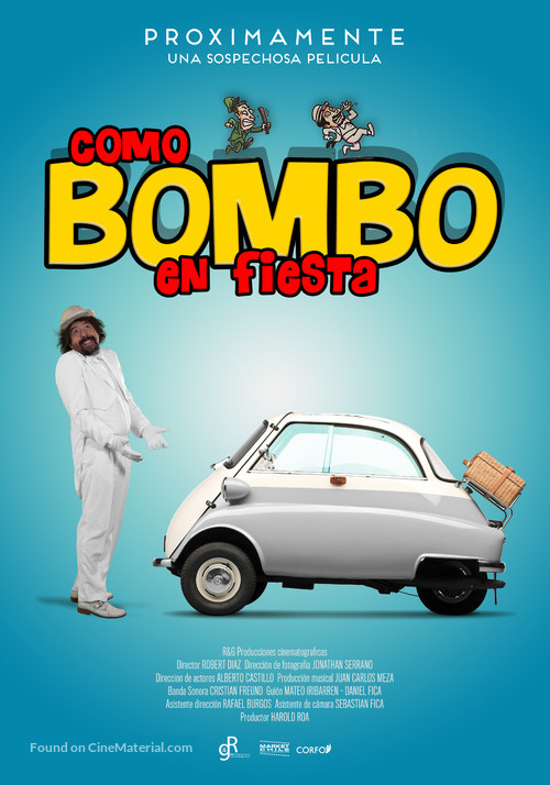 Como Bombo en Fiesta - Chilean Movie Poster