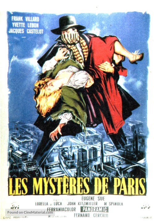I misteri di Parigi - French Movie Poster