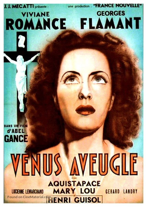 V&eacute;nus aveugle - French Movie Poster