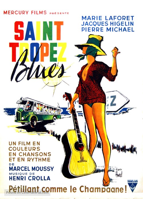 Saint Tropez Blues - Belgian Movie Poster