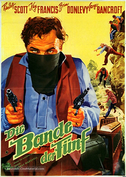 When the Daltons Rode - German Movie Poster