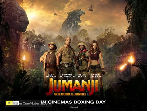 Jumanji: Welcome to the Jungle - Australian Movie Poster