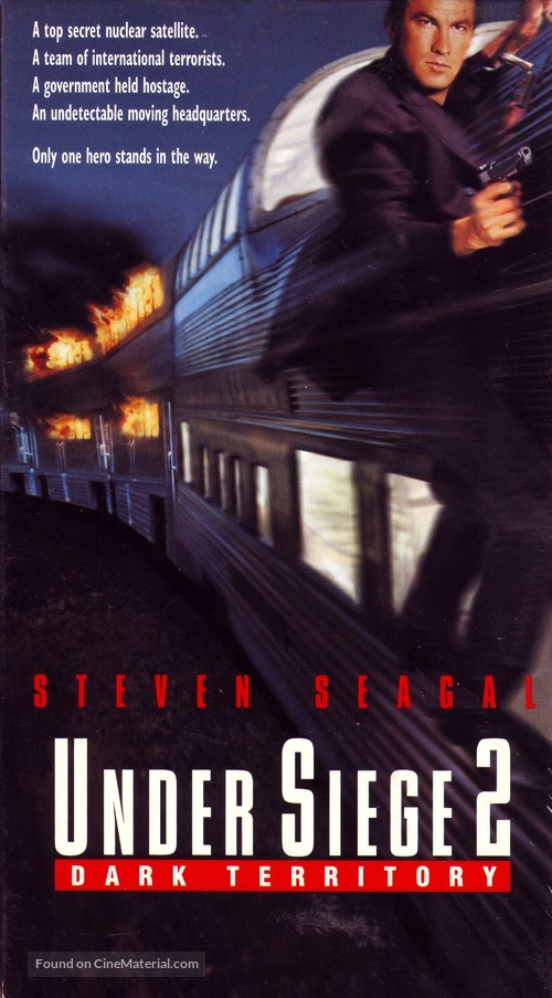 Under Siege 2: Dark Territory - VHS movie cover