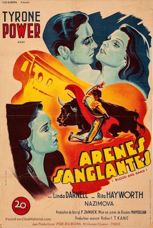 Blood and Sand - French Movie Poster