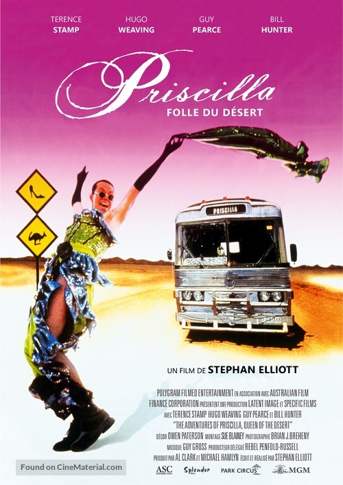 The Adventures of Priscilla, Queen of the Desert - French Re-release movie poster