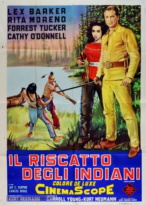 The Deerslayer - Italian Movie Poster