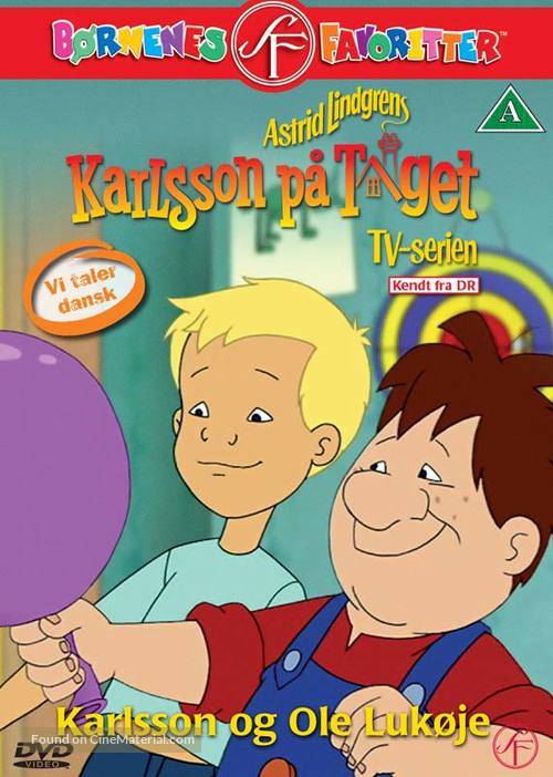 Karlsson p&aring; taket - Danish DVD movie cover