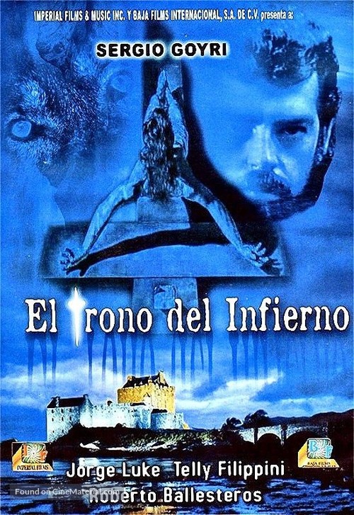 El trono del infierno - Mexican DVD movie cover